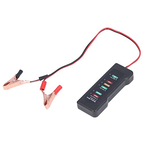 Relay Battery Tester, 12V Digital Battery Tester with Sound Reminder Function,