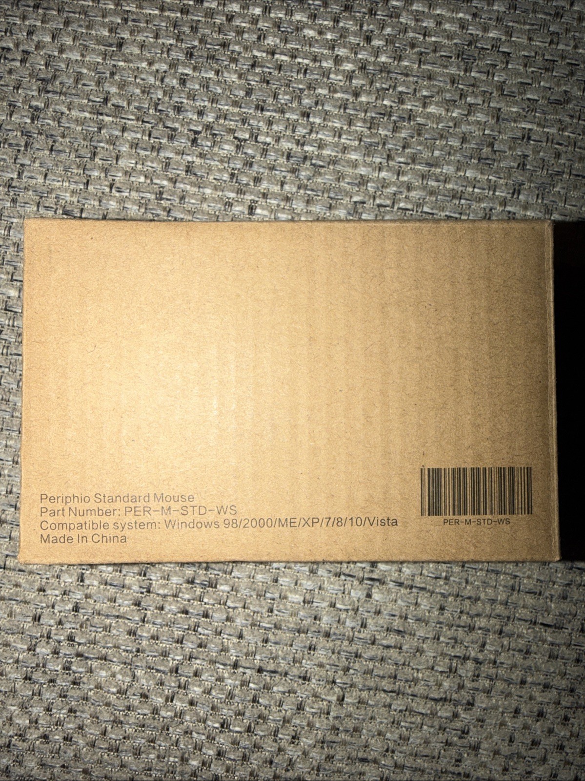 Periphio Standard USB Mouse (PER-M-STD-WS) New In box