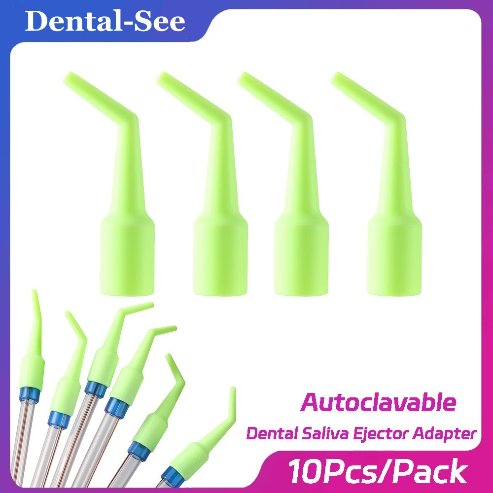 Dental Saliva Ejector Adapter Conversion Tip Autoclavable Conversion Head Straw