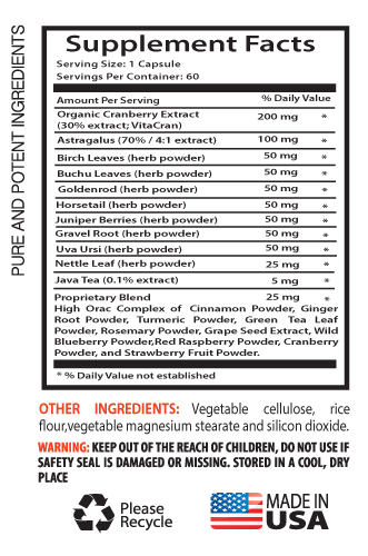 Kidney Flush - KIDNEY SUPPORT - Bladder Health - Kidney Boost - 2 B 120 Ct