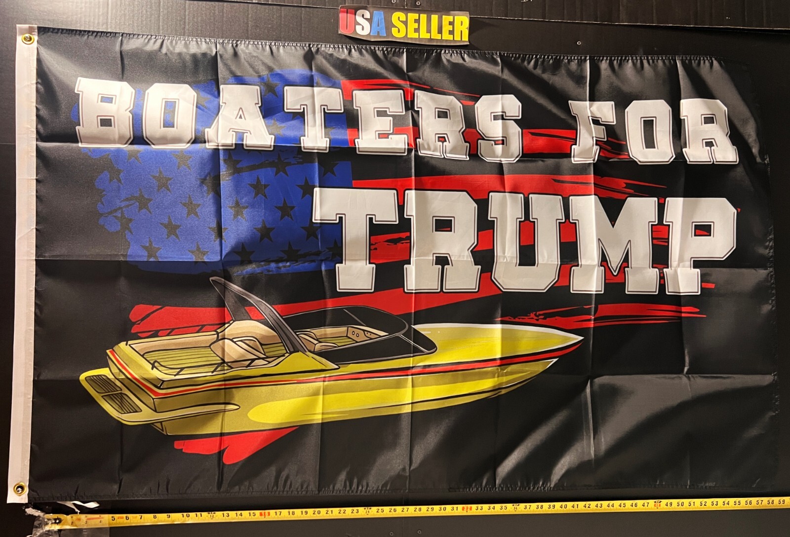 Trump Vance Flag FREE USA SHIP Boater President America Republican USA Sign 3x5