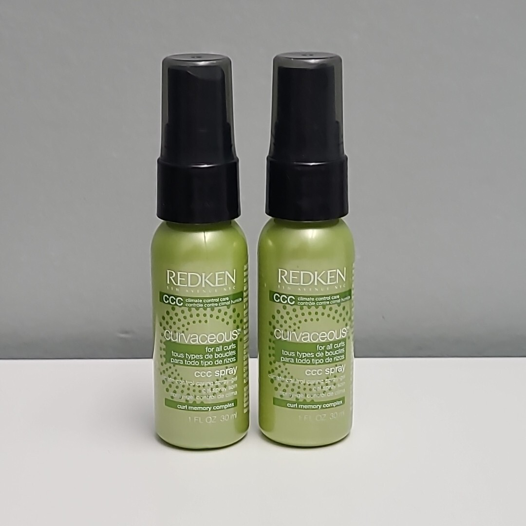 NEW Redken CCC Curvaceous Hair Spray Gel - 1 fl oz Travel Size - 2 Pack