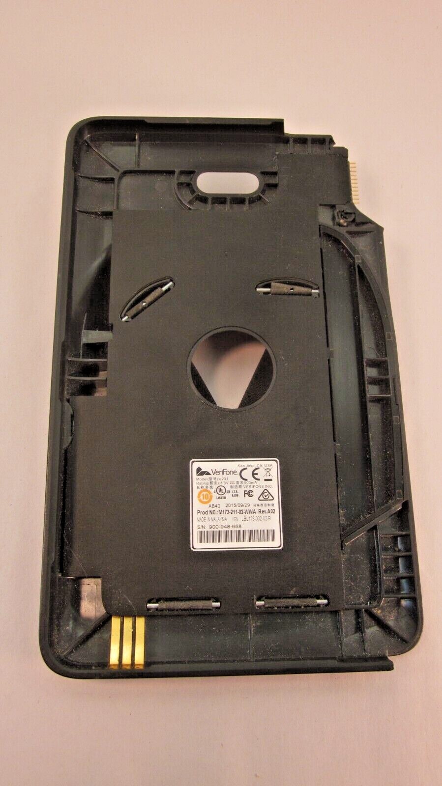 Verifone e231 M173-221-02-WWA Payware E231 Mobile Case Reader For Tablet