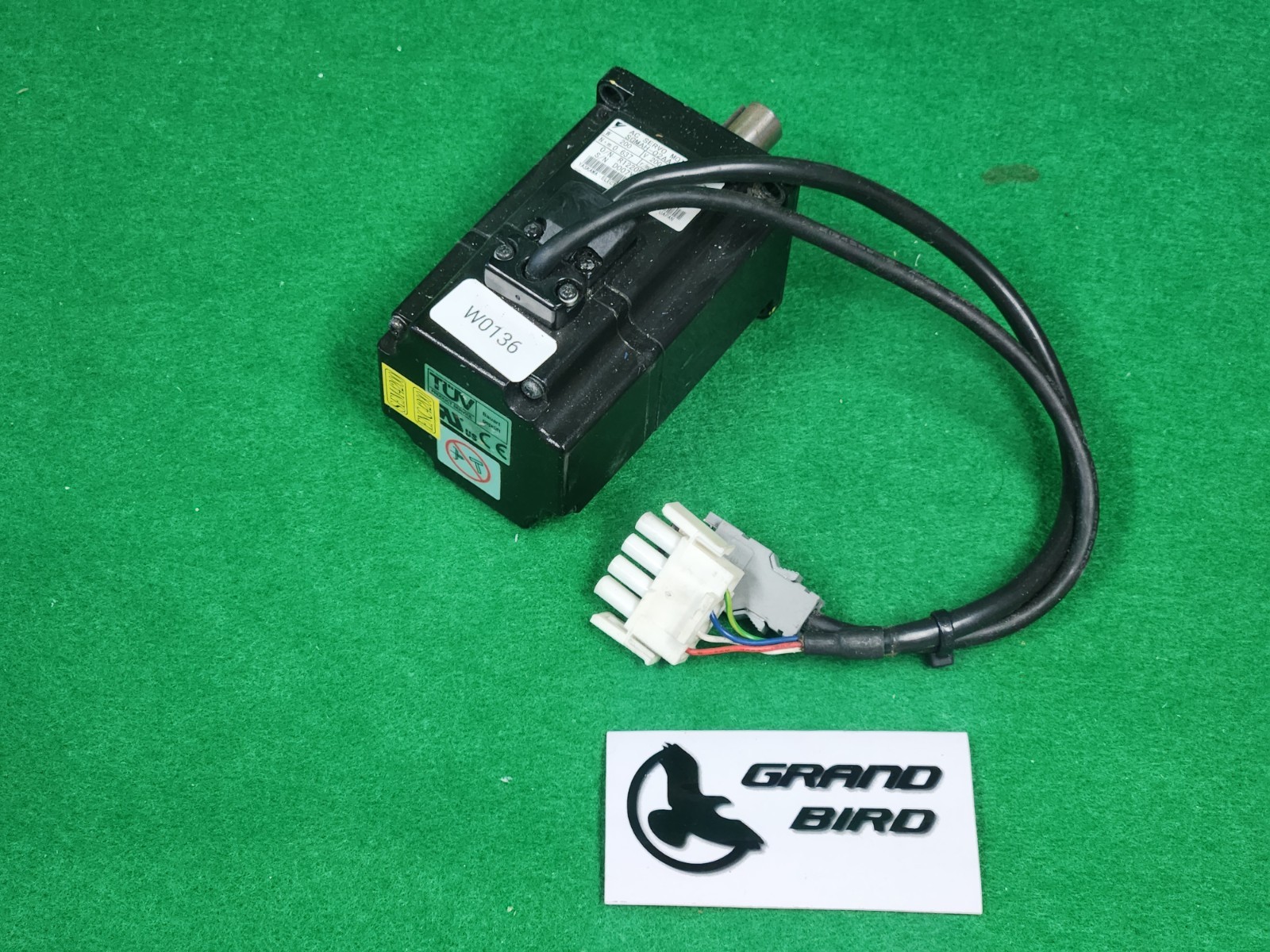 YASKAWA SGMAFH-02AAA21 AC SERVO MOTOR, USED