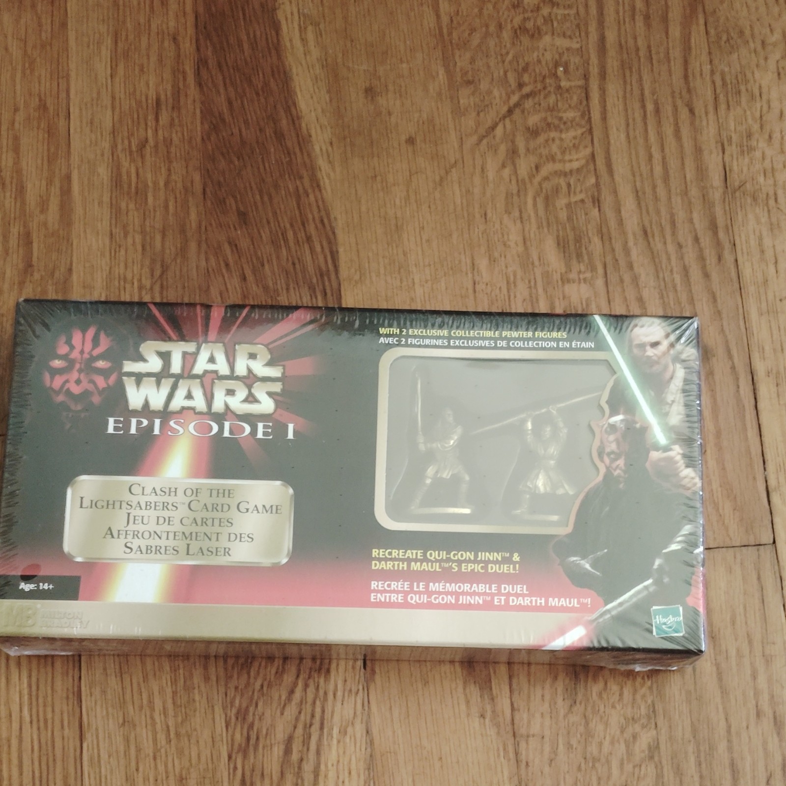 Hasbro Star Wars Episode I Clash of the Lightsabers Deck 55 Cards + Pewter
