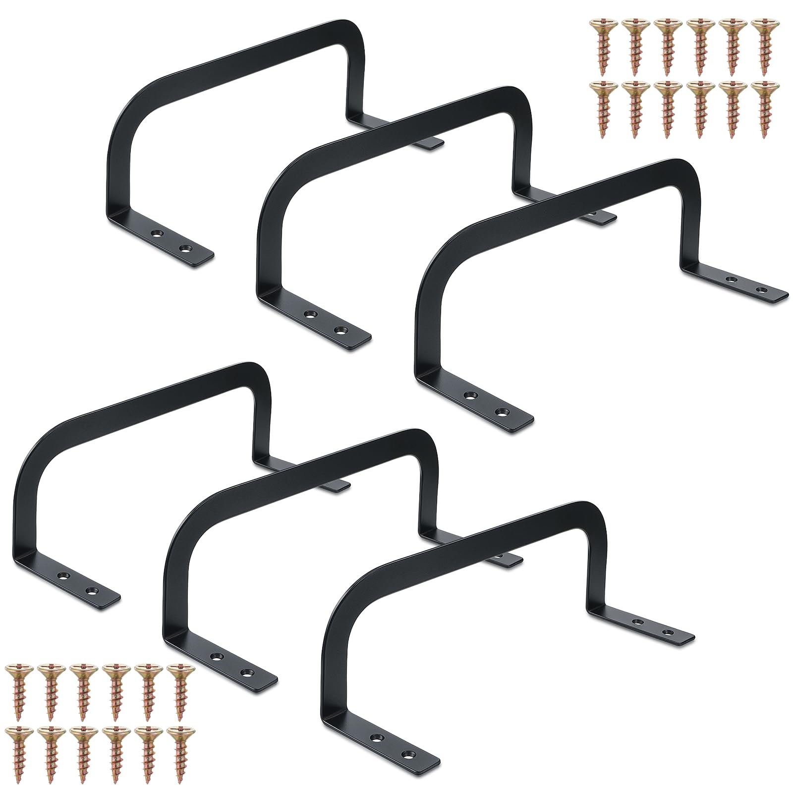 6 PCS Mattress Retainer Bar Metal Slide Stopper Screw Prevents Sliding