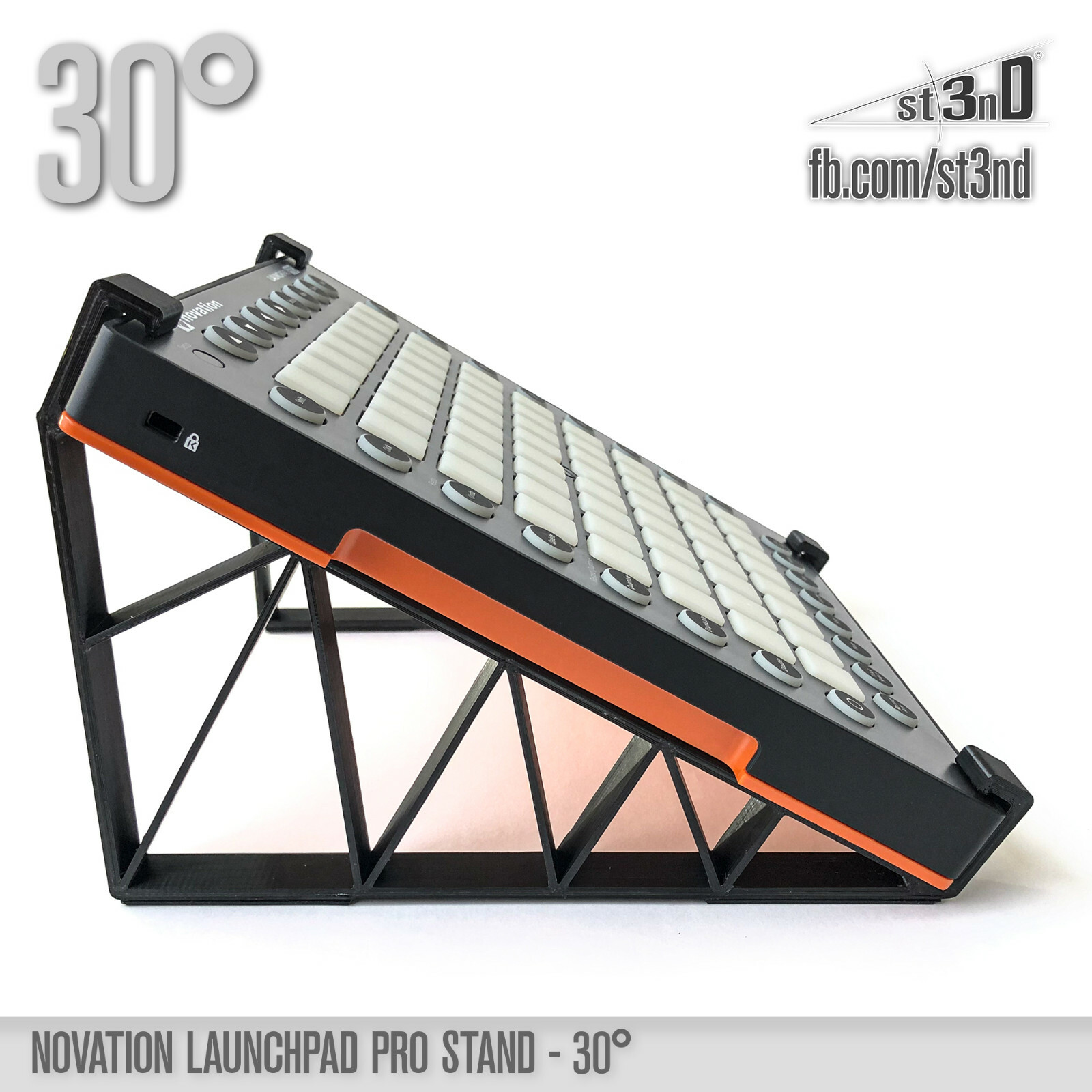 NOVATION LAUNCHPAD PRO STAND - 30 degrees - 3D printed - 100% Buyer satisfaction