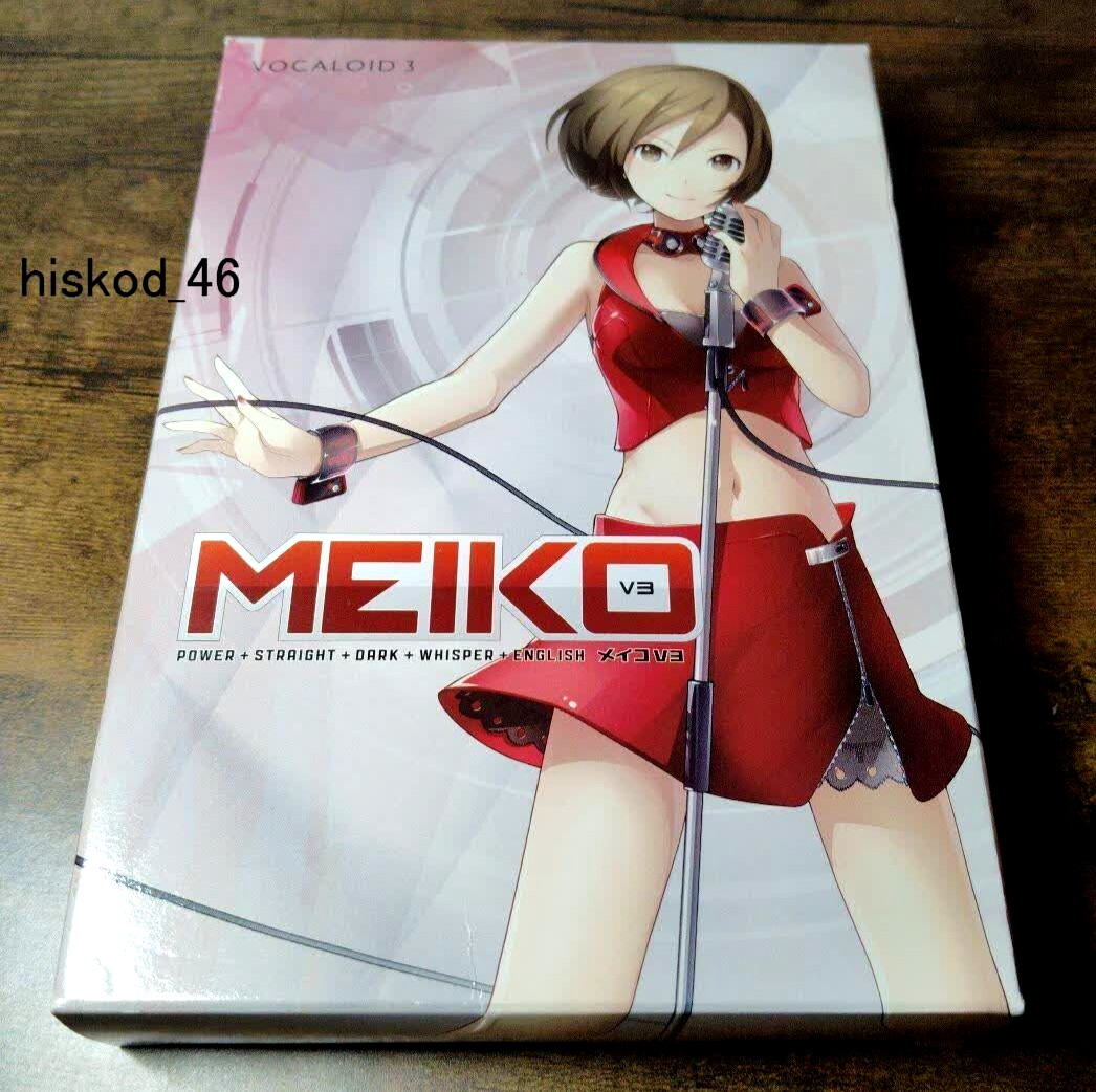 CRYPTON VOCALOID 3 MEIKO V3 DVD Music Software Windows Mac MEIKOV3CP Japan NEW