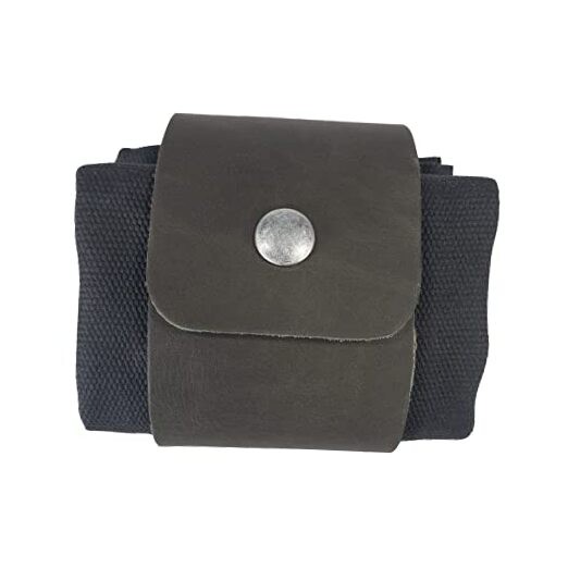 , Foraging Pouch (Collapsible) for Hiking, Treasures & Charcoal Black/Dark Jade
