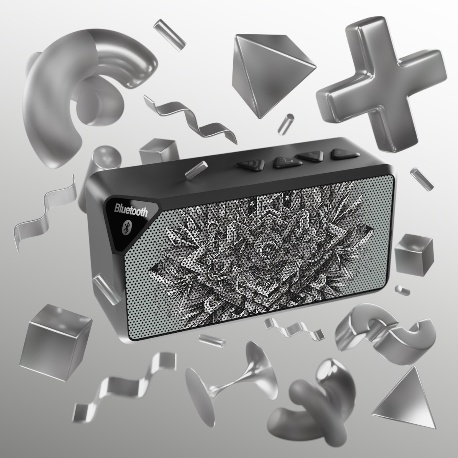 Bluetooth Speaker, Cosmic Evolve Stylish Wireless Sound System, Tech Enthusiast
