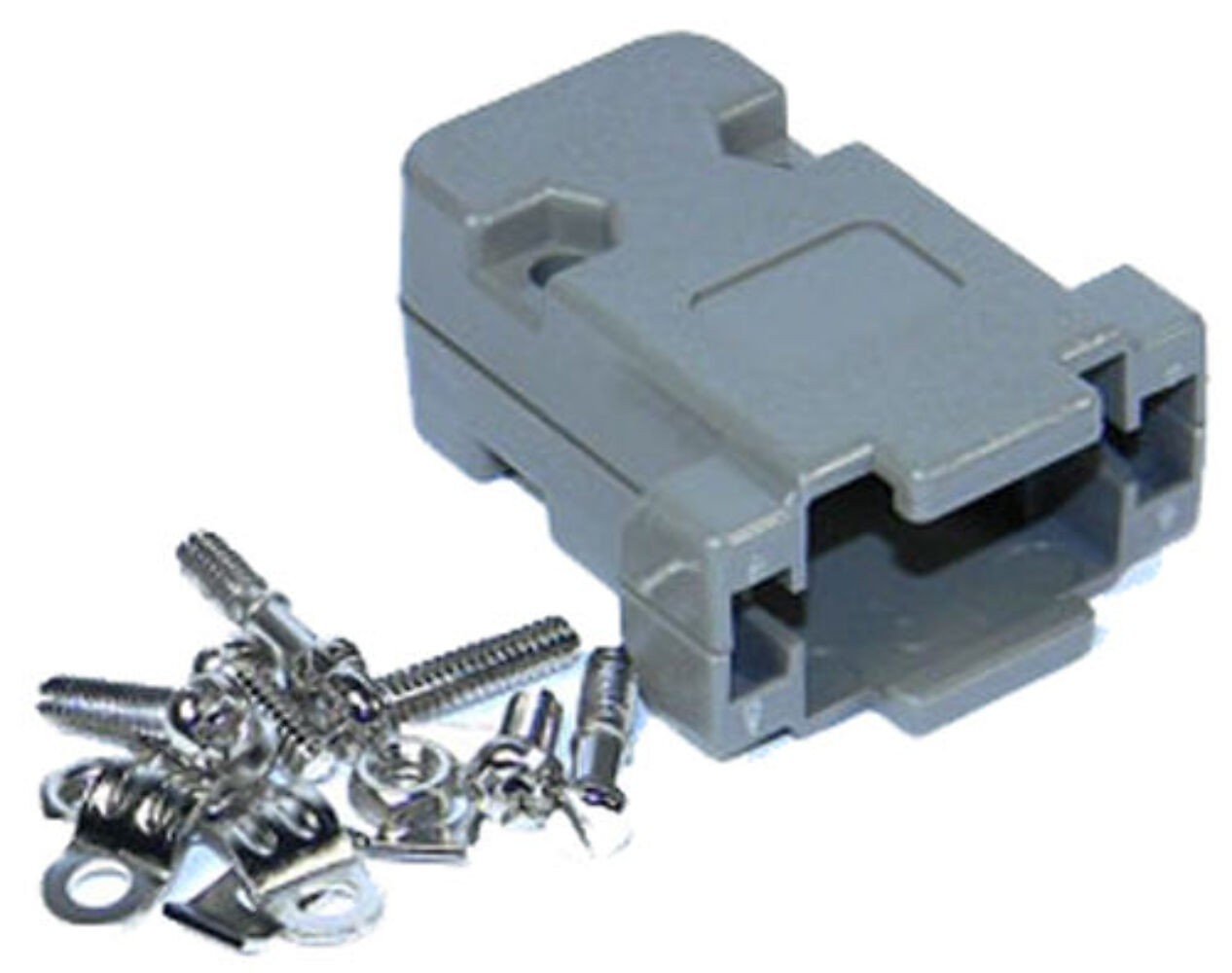 DB-9 and DB-15 HD Plastic Cover Backshell D-SUB 25 Pin W/Hardware 22859