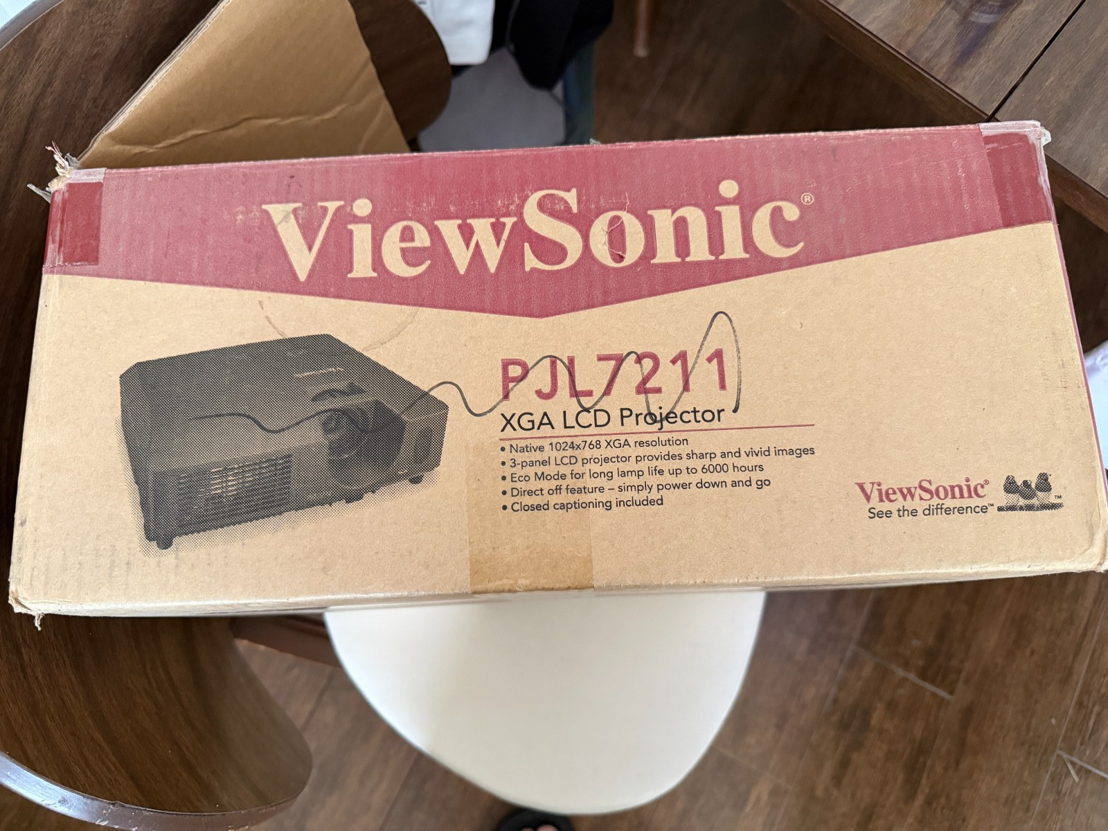 ViewSonic PJL7211 XGA LCD Projector TESTED WORKING