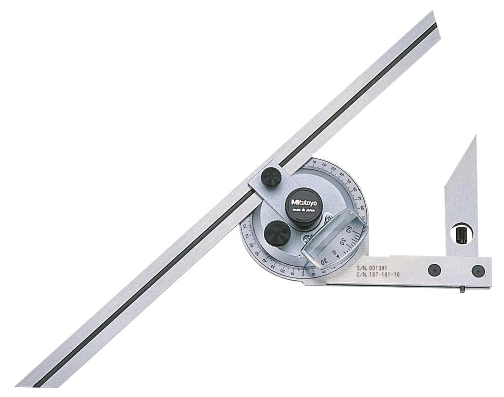 Mitutoyo 187-907-10 Protractor Set from Japan