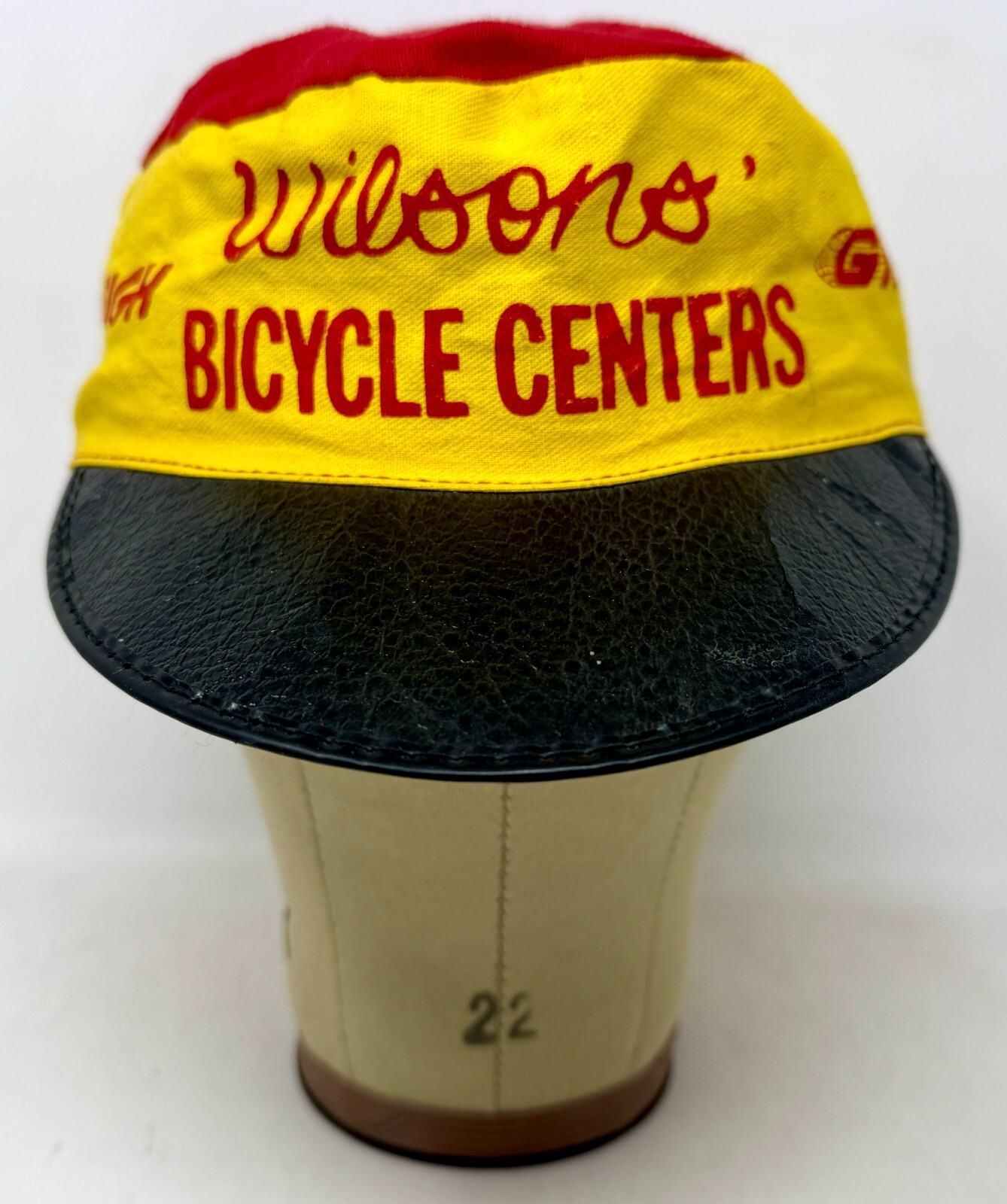 Vintage Wilsons' Bicycle Centers - Raleigh Gitane Peugeot Cycling Bicycle Hat