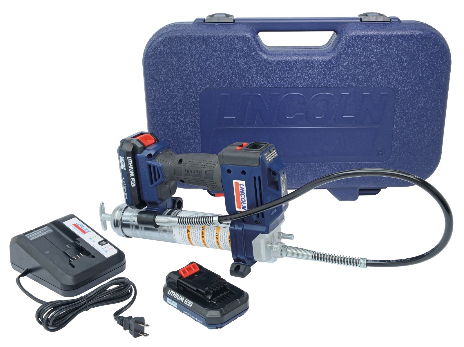 Lincoln 1884 PowerLuber 20V Cordless Lithium-Ion 2-Battery Operated Grease Gun