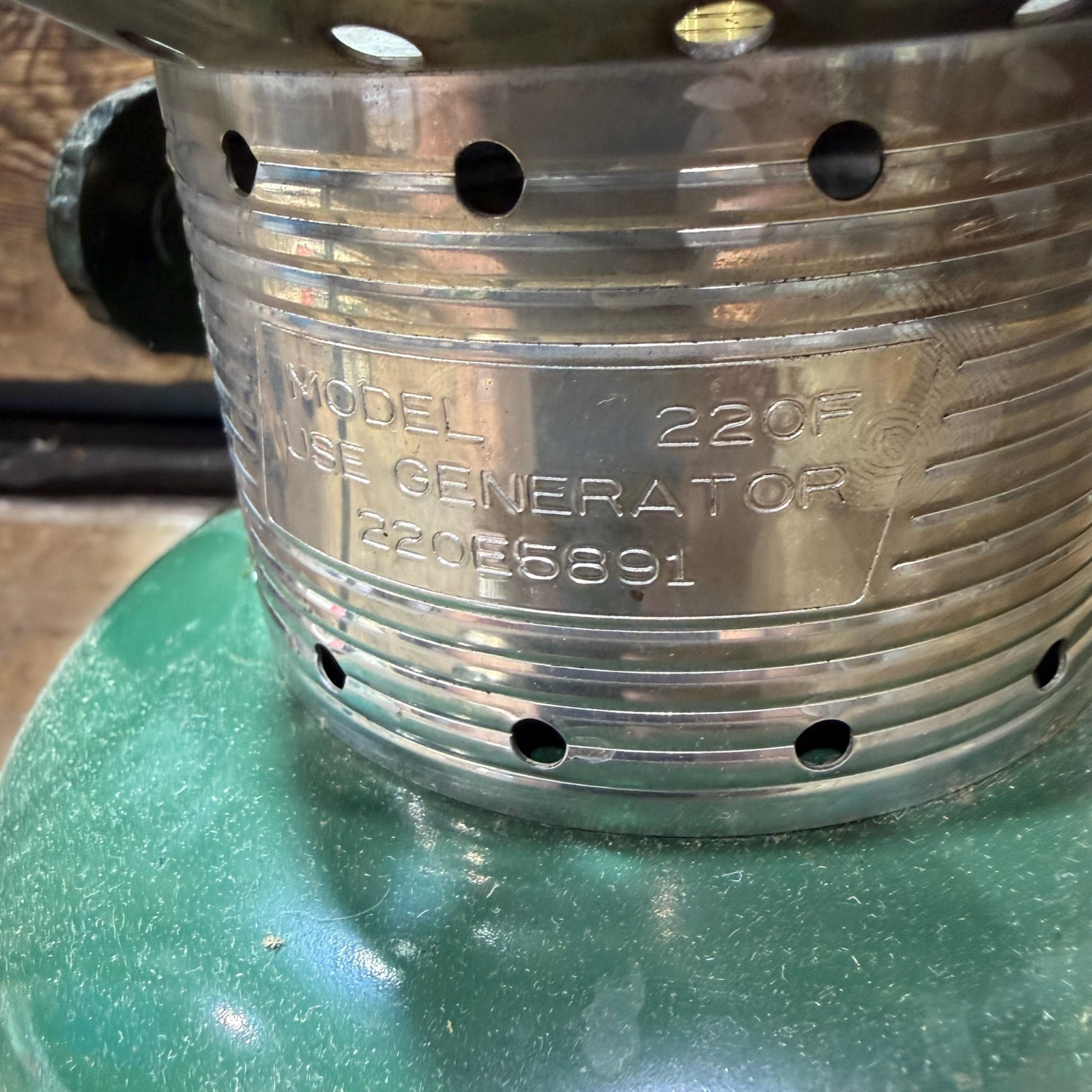 1966 Coleman, Model 220F Double Mantle Lantern, In Box