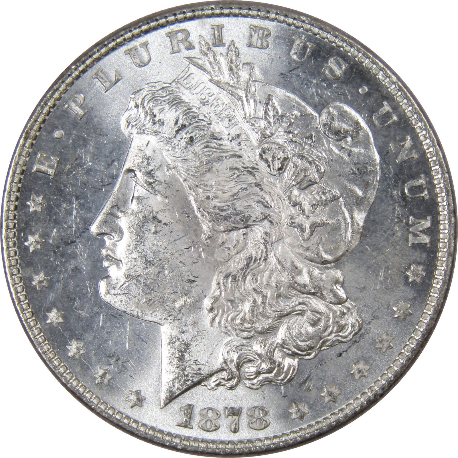 1878 7TF Rev 78 Morgan Silver Dollar Uncirculated Mint State $1 Coin
