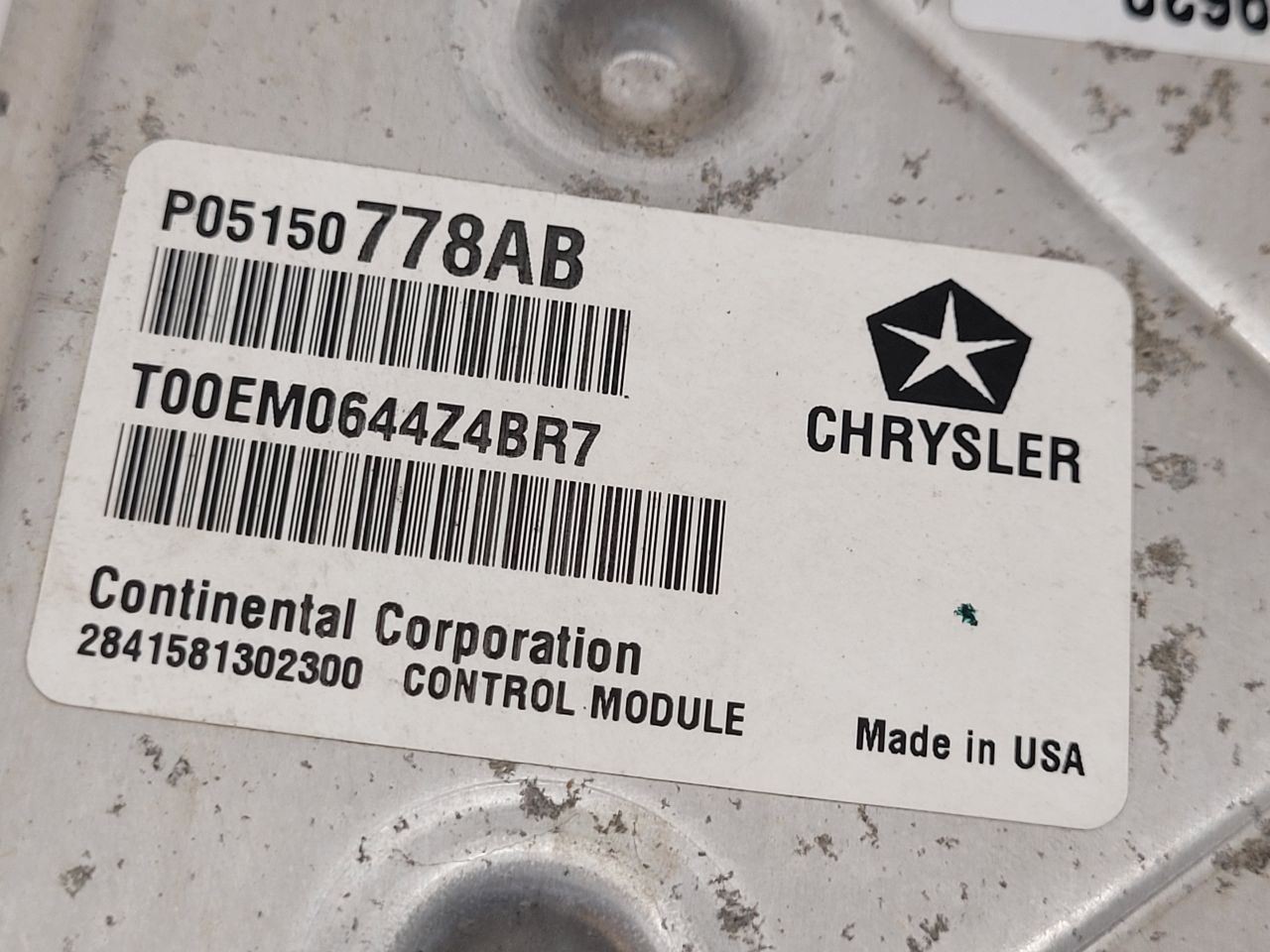 2014 CHRYSLER 200 Engine ECM Electronic Control Module 3.6L 05150778AB