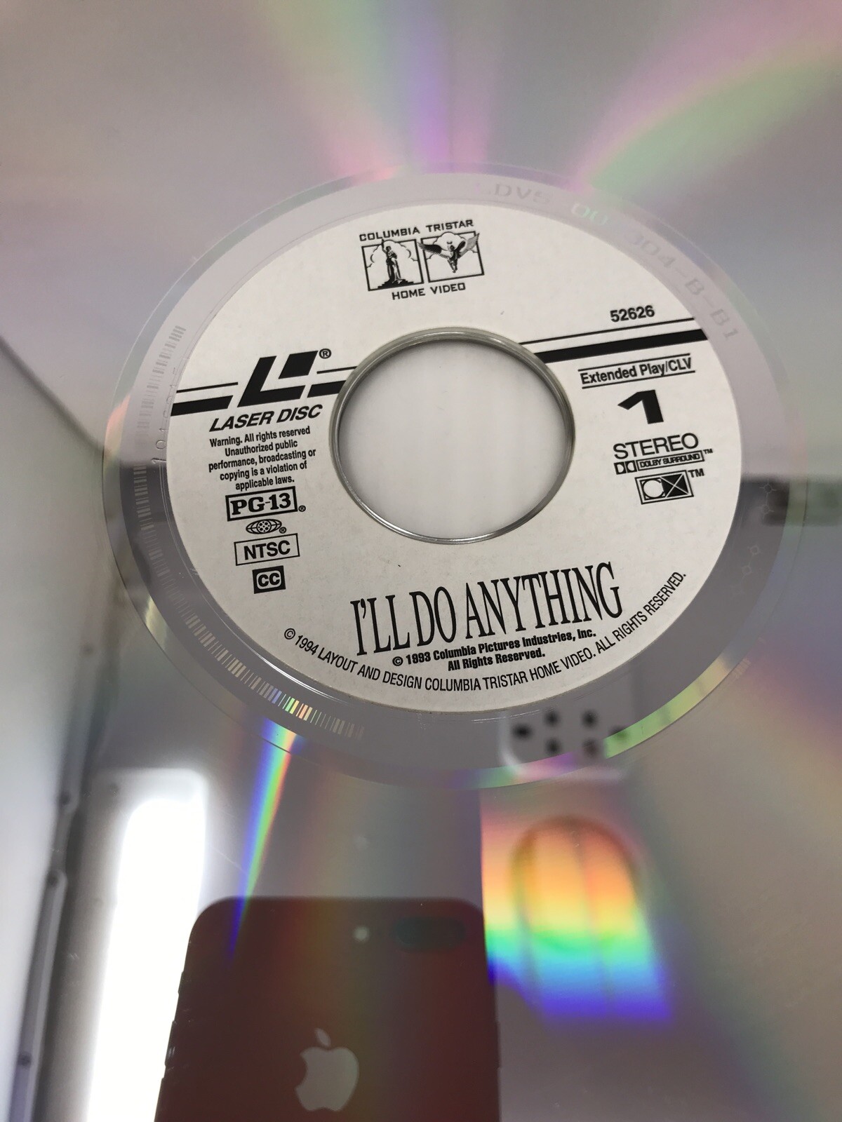 Ill Do Anything (Laserdisc, 1994)