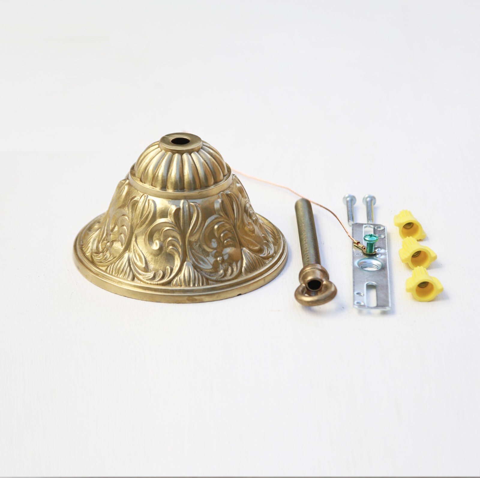 NEW Die Cast Brass Ceiling Canopy, 4-3/4" diameter Unfinished