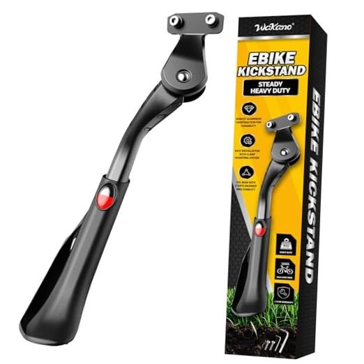 Wakano Heavy Duty Bike Kickstand 24"-29", Non-Slip Large Foot with WAUS48