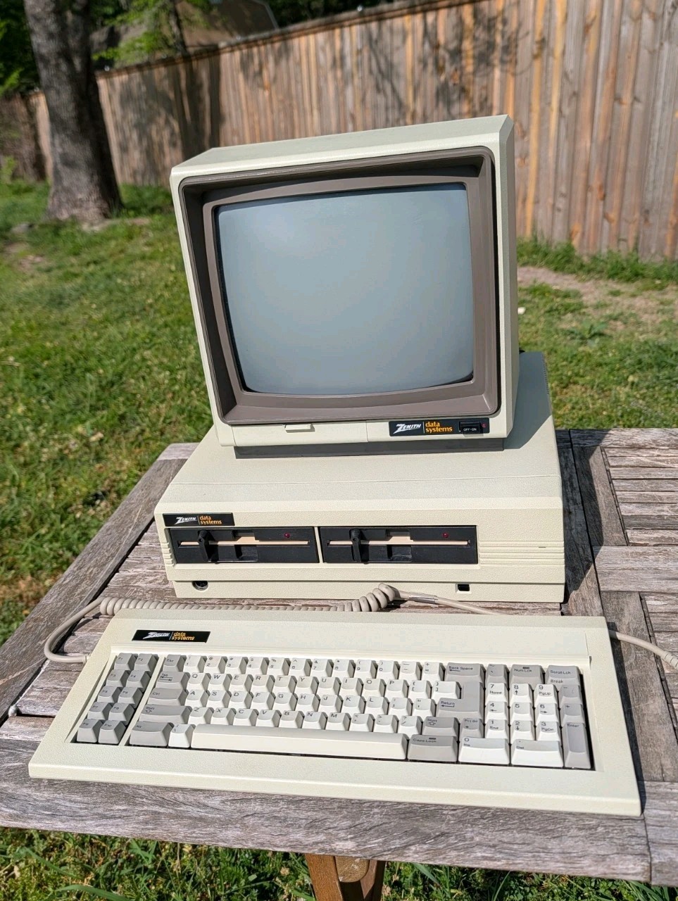Zenith Data Systems Computer PC DOS ZF-148-42,ZVM-122 A,Original Packaging+