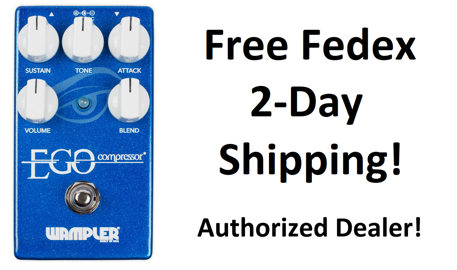 New Wampler Ego Compressor Guitar Effects Pedal