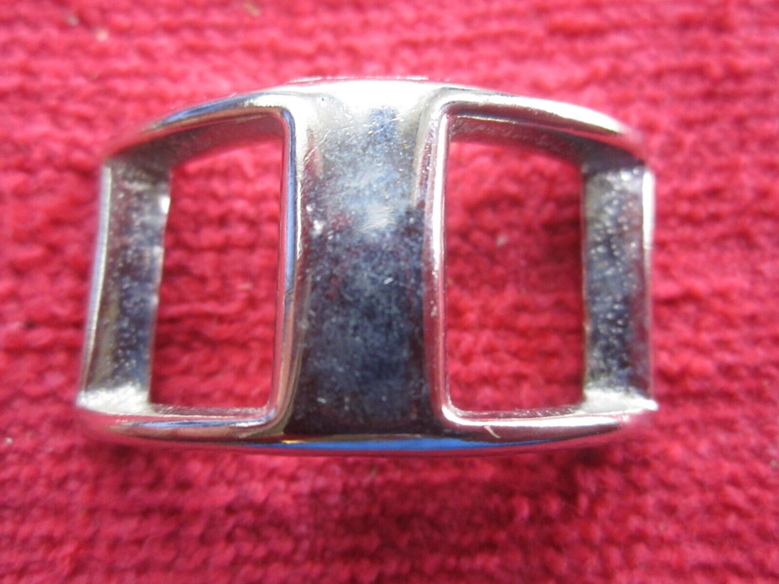 5 VINTAGE NORTH & JUDD 1/2" CONWAY BUCKLE, NICKEL, NOS