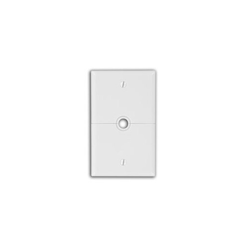 Leviton N751-W 1-Gang 0.625 in Nylon Hole Device Telephone/Cable Box Mount White