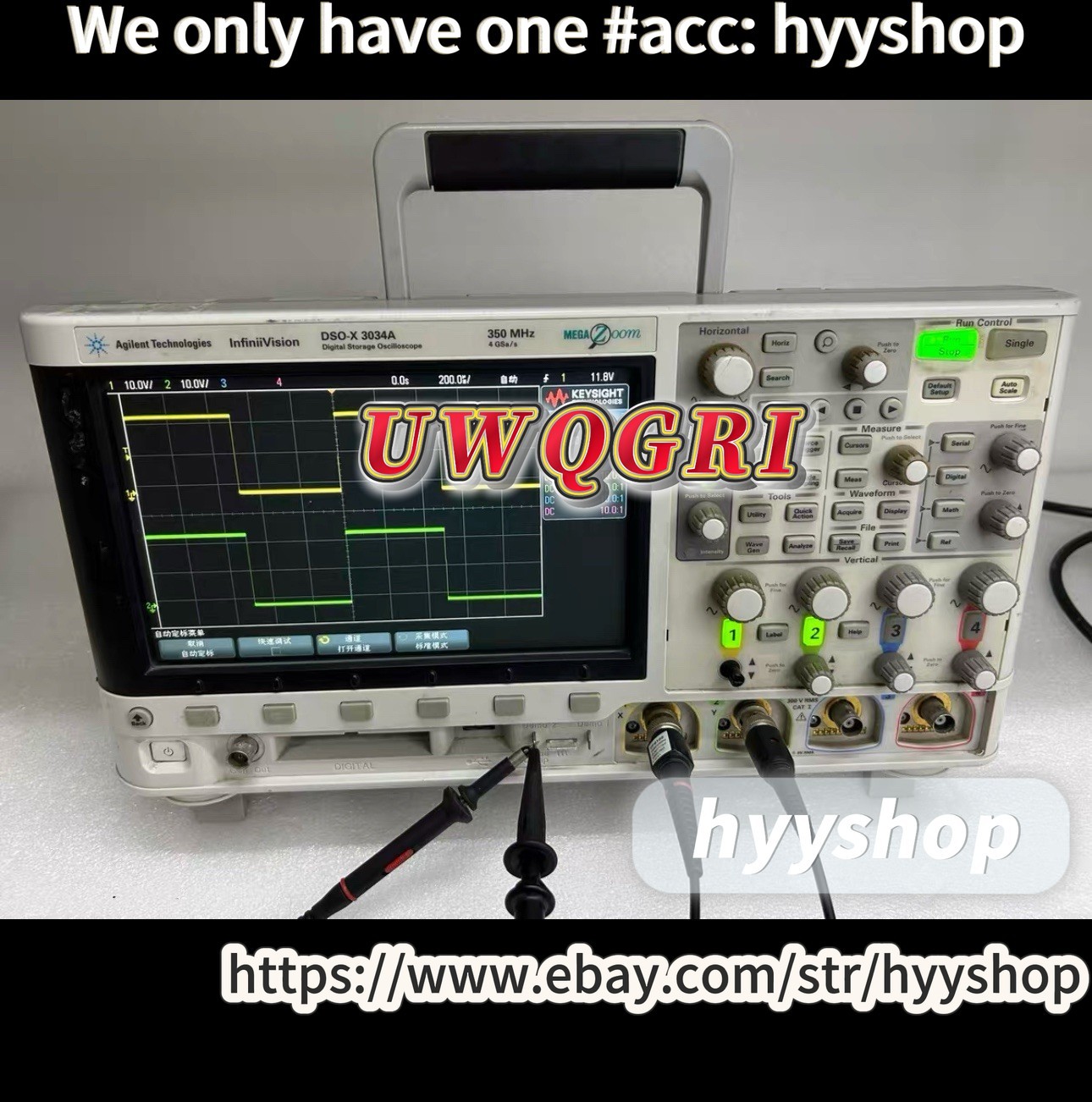 Tested Agilent DSO-X 3034A DSOX3034A Oscilloscope By express