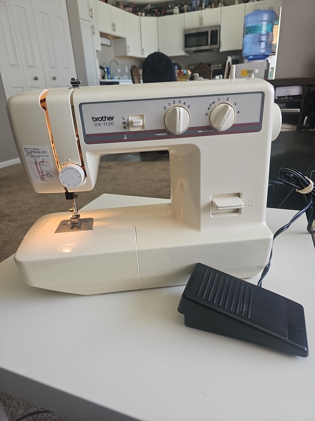 Brother VX-1120 SEWING MACHINE TESTED WORKS RESTORED READ DESCRIPTION PLEASE