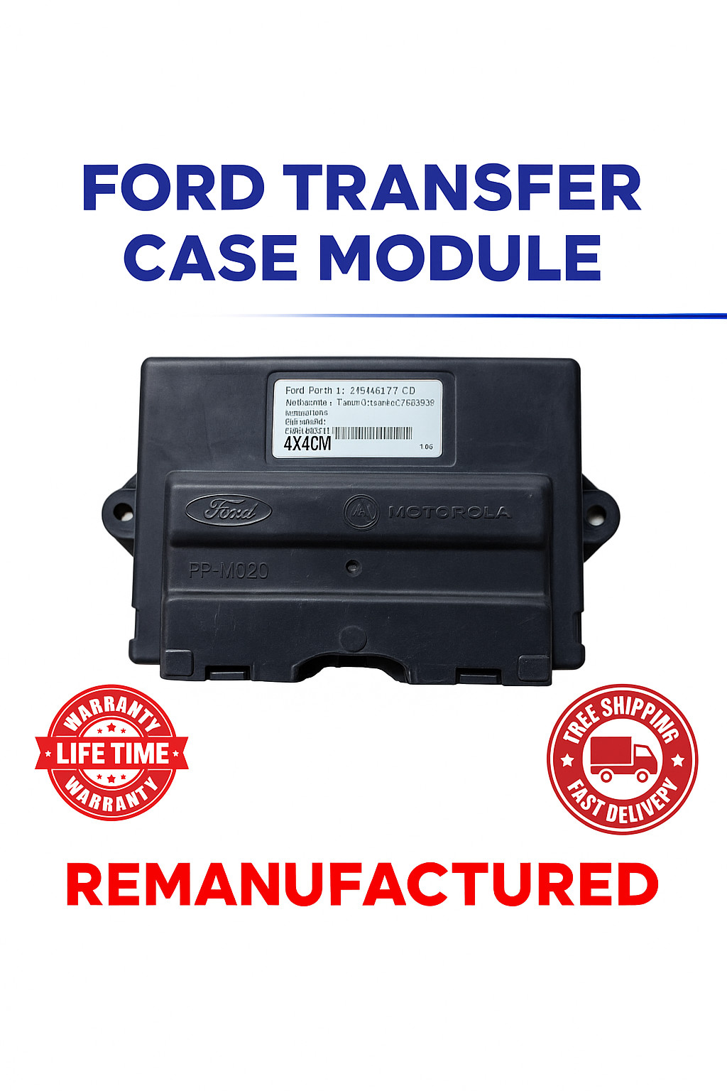 Rebuilt Ranger Explorer Sport Trac Transfer Case Control Module 1L54-7H417-AE