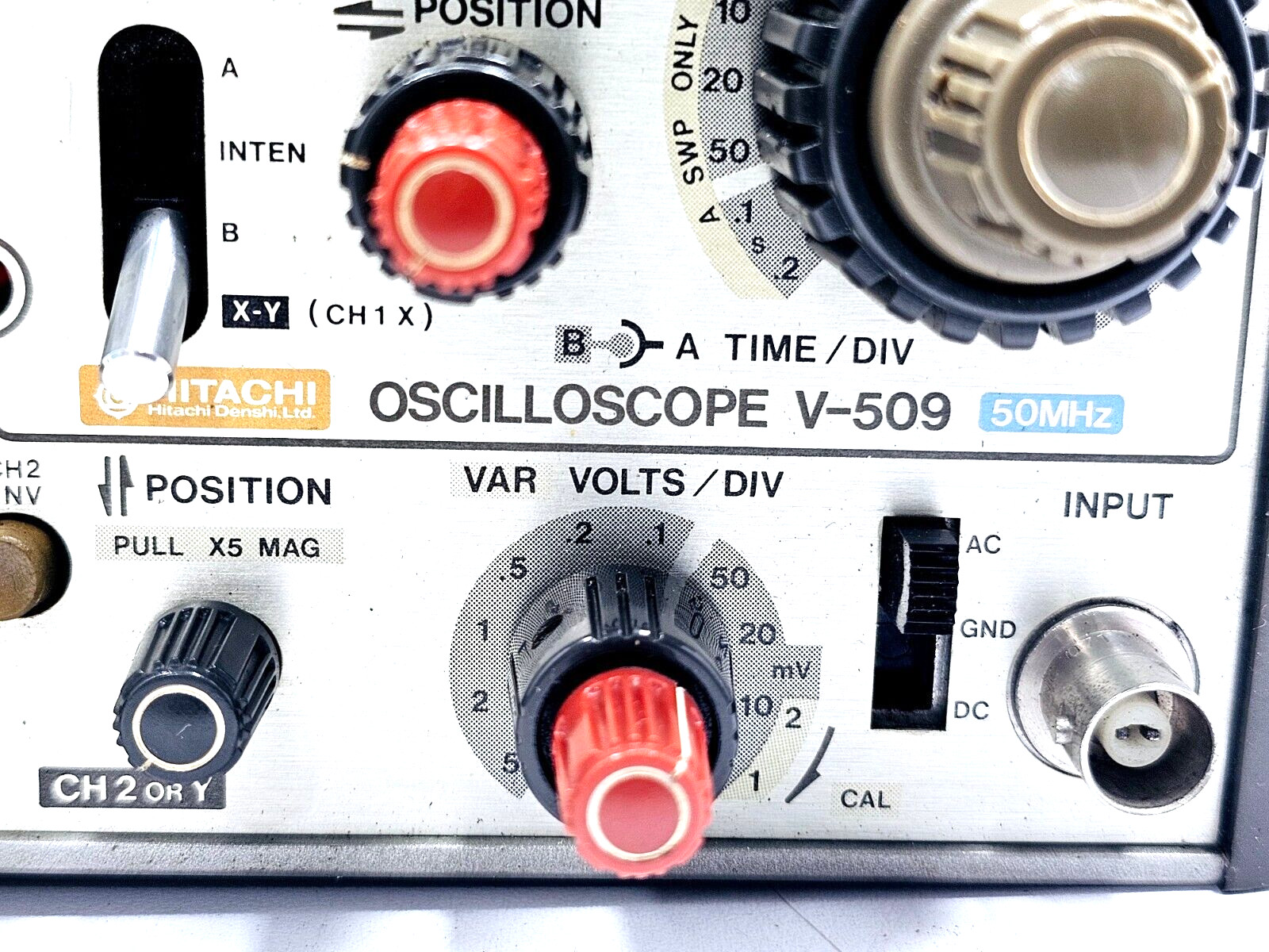 HITACHI V-509 50MHZ OSCILLOSCOPE