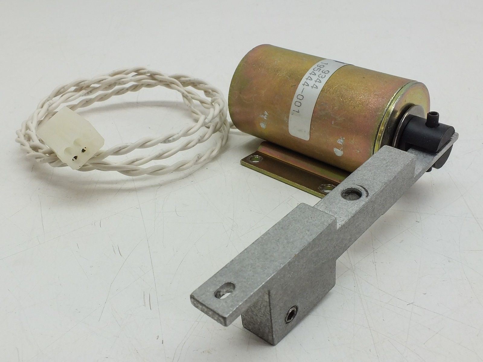 Lucas Ledex 195444-001 Linear Solenoid with Arm Tape Drive Actuator 2-Pin