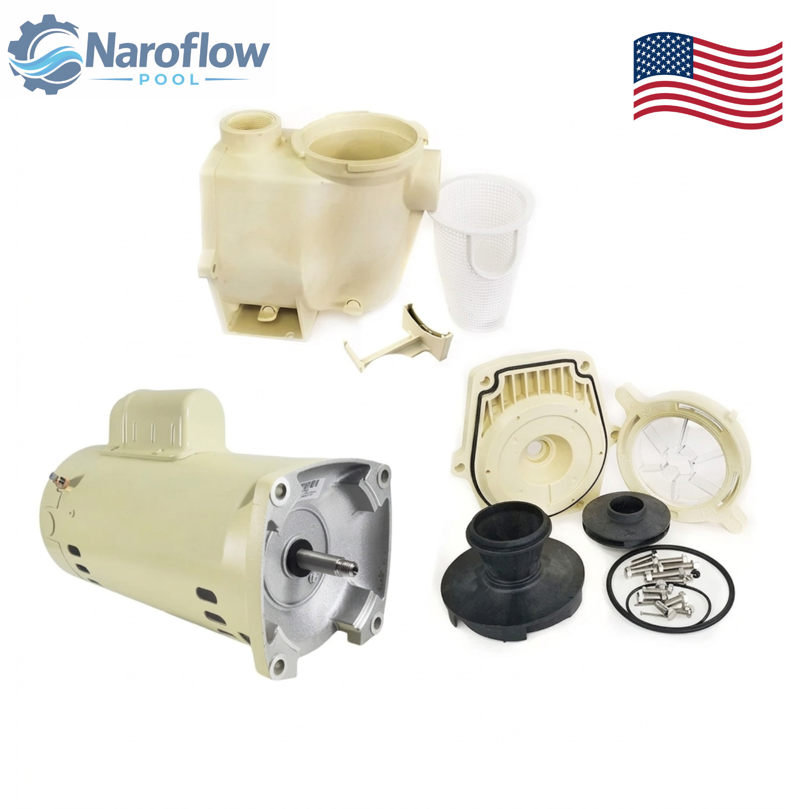 WhisperFlo High Performance Pool Pump replacement ALL HP AVAILABLE 011512 to 5
