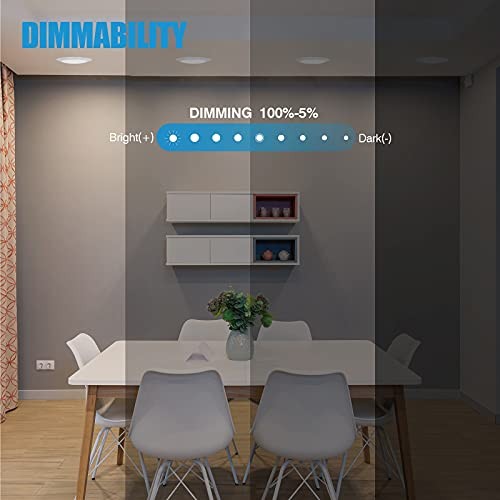24 Pack 5/6" LED Disk Light, Dimmable Led Flush Mount Ceiling 2700K Soft White