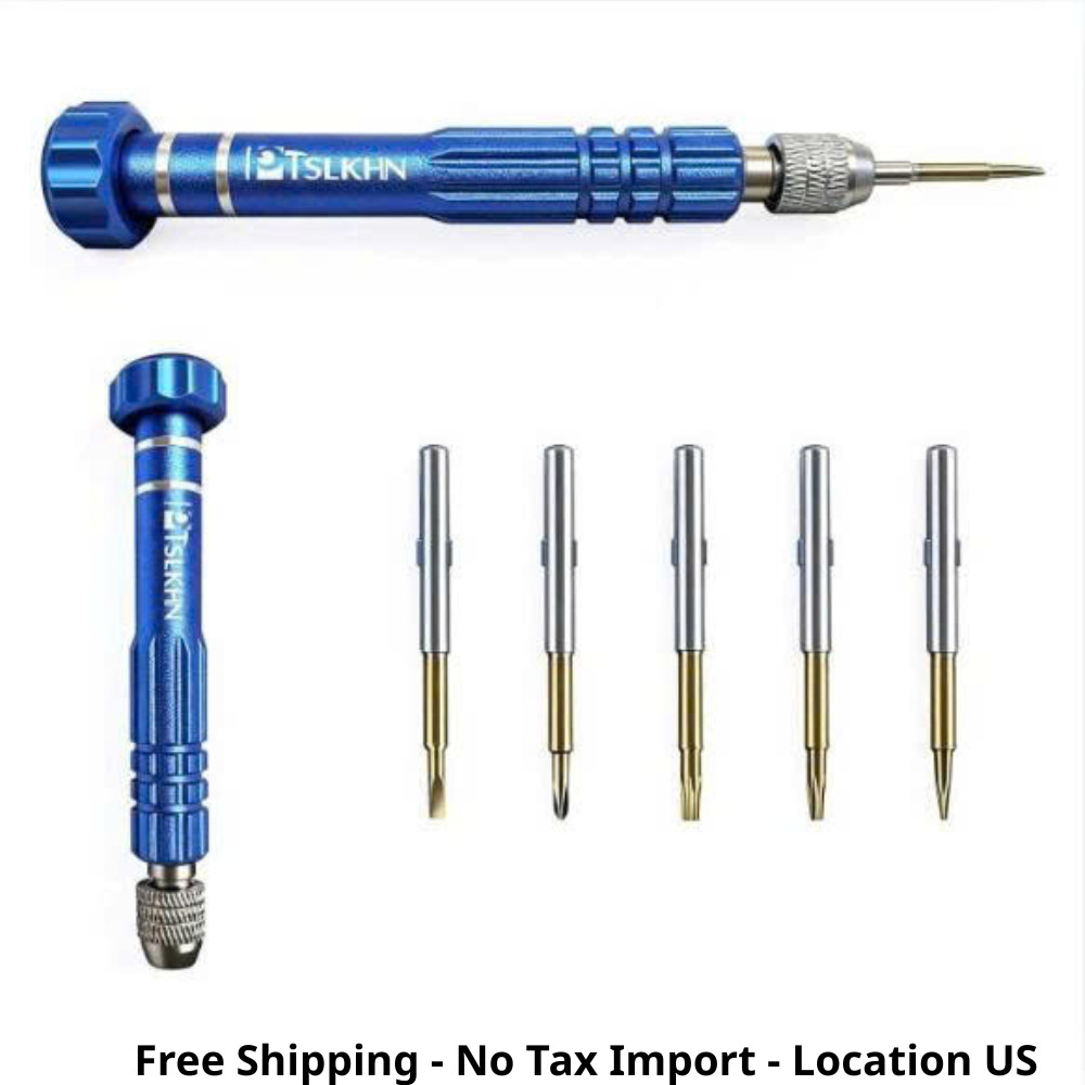 5-In-1 Multifunctional Small Screwdriver, S2 Steel Magnetic Screwdriver Kit for