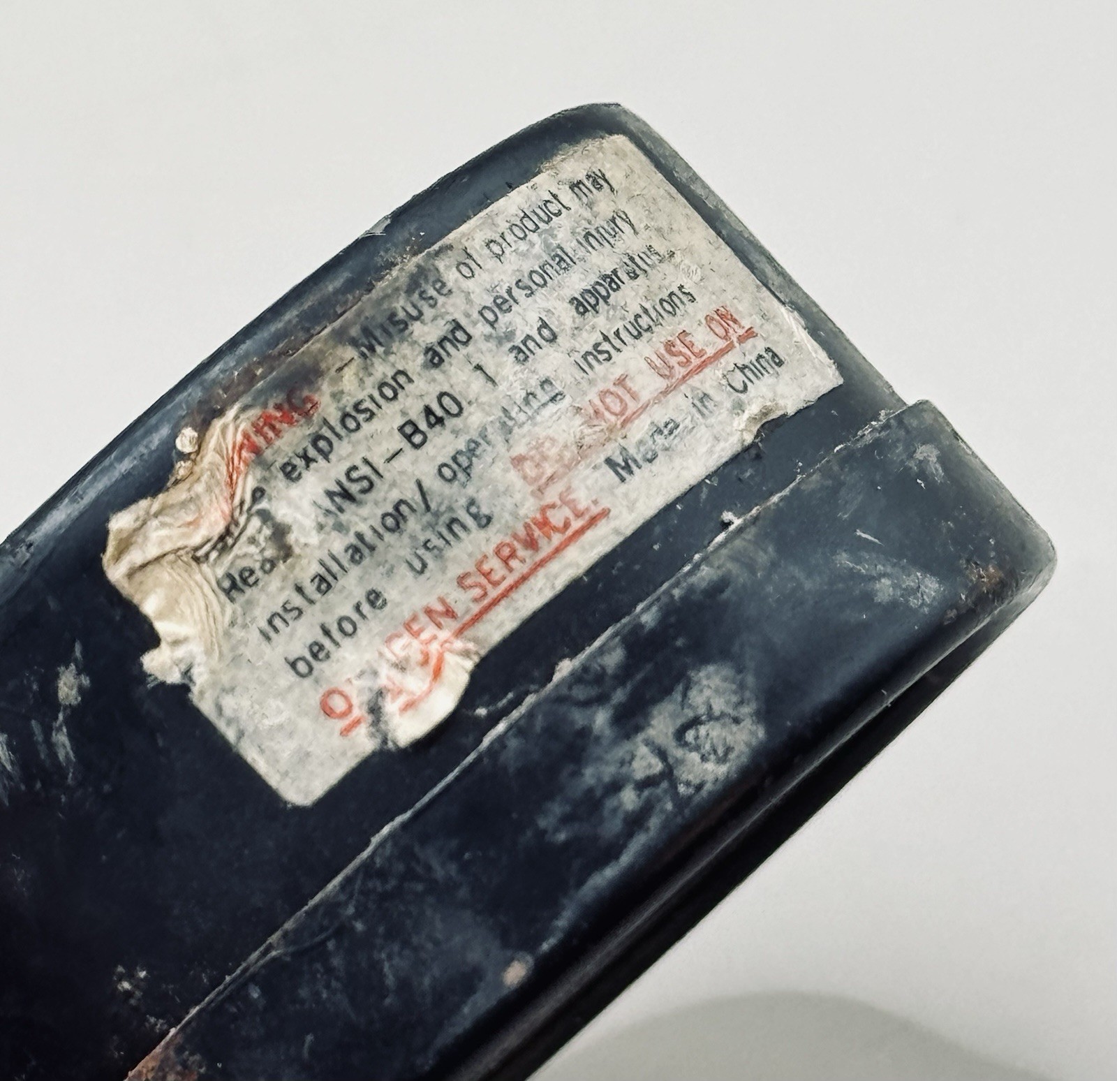 Vintage Water Source PSI Pressure Guage With 1/2" Connection