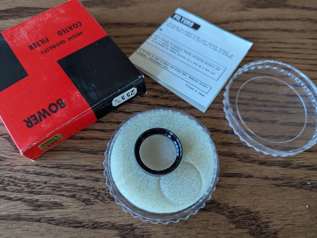 25.5MM SKYLIGHT SCREW IN OPTICAL GLASS FILTER