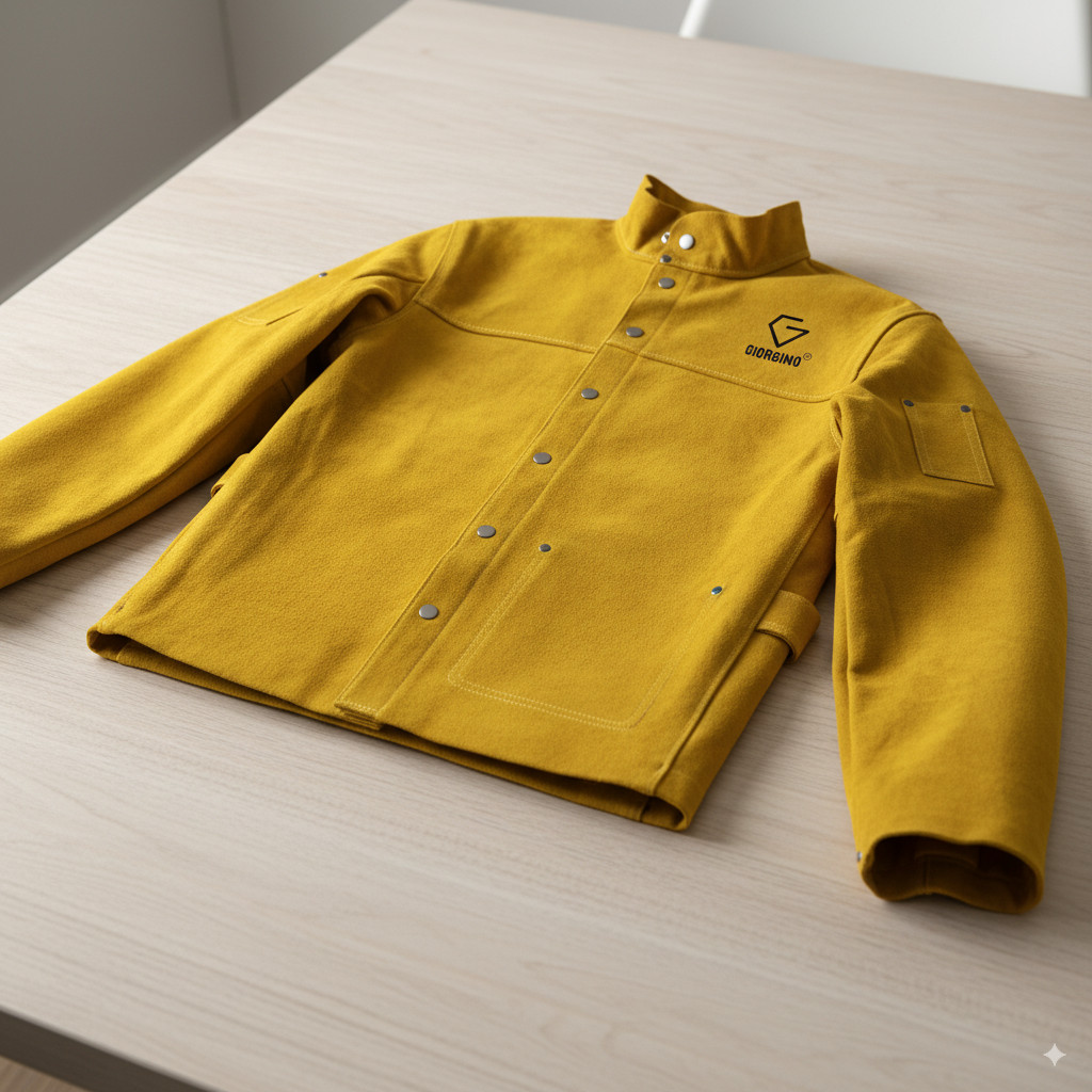 Premium Welding Jacket High Quality Cow Split Welding Jacket Small Medium Sizes