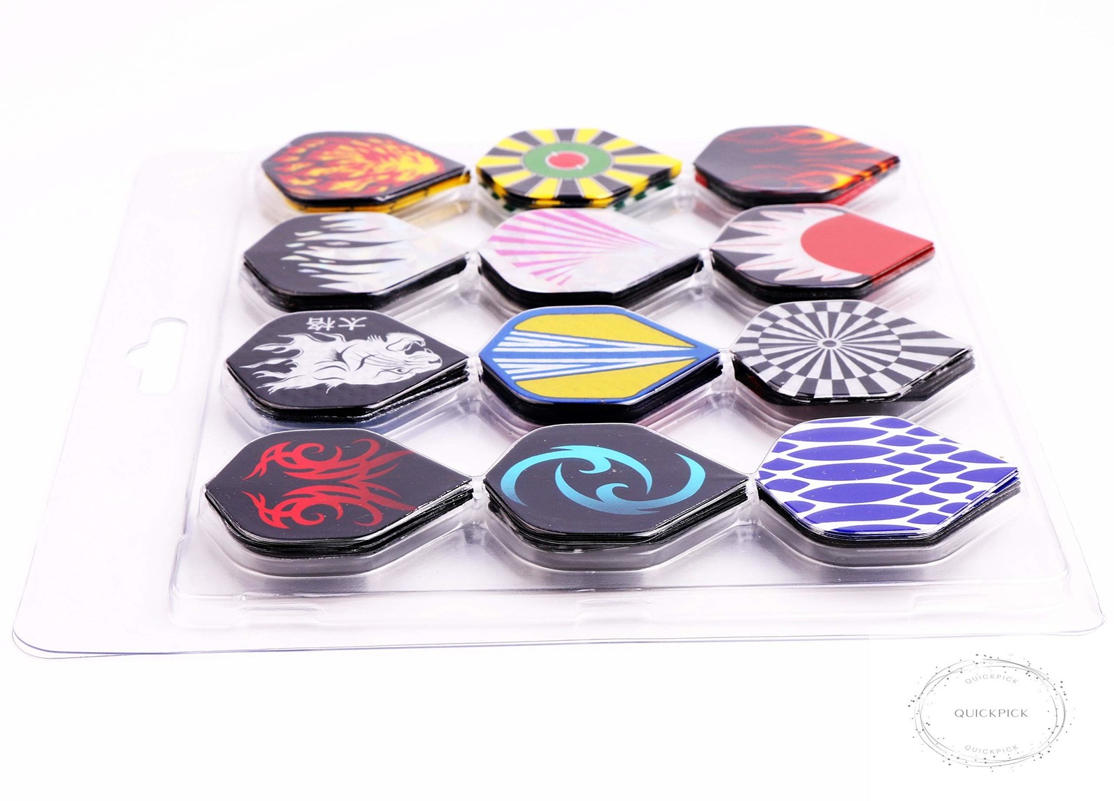 Dart Flights,144 pcs Standard Shape Professional Flight Feather Replacement Tail