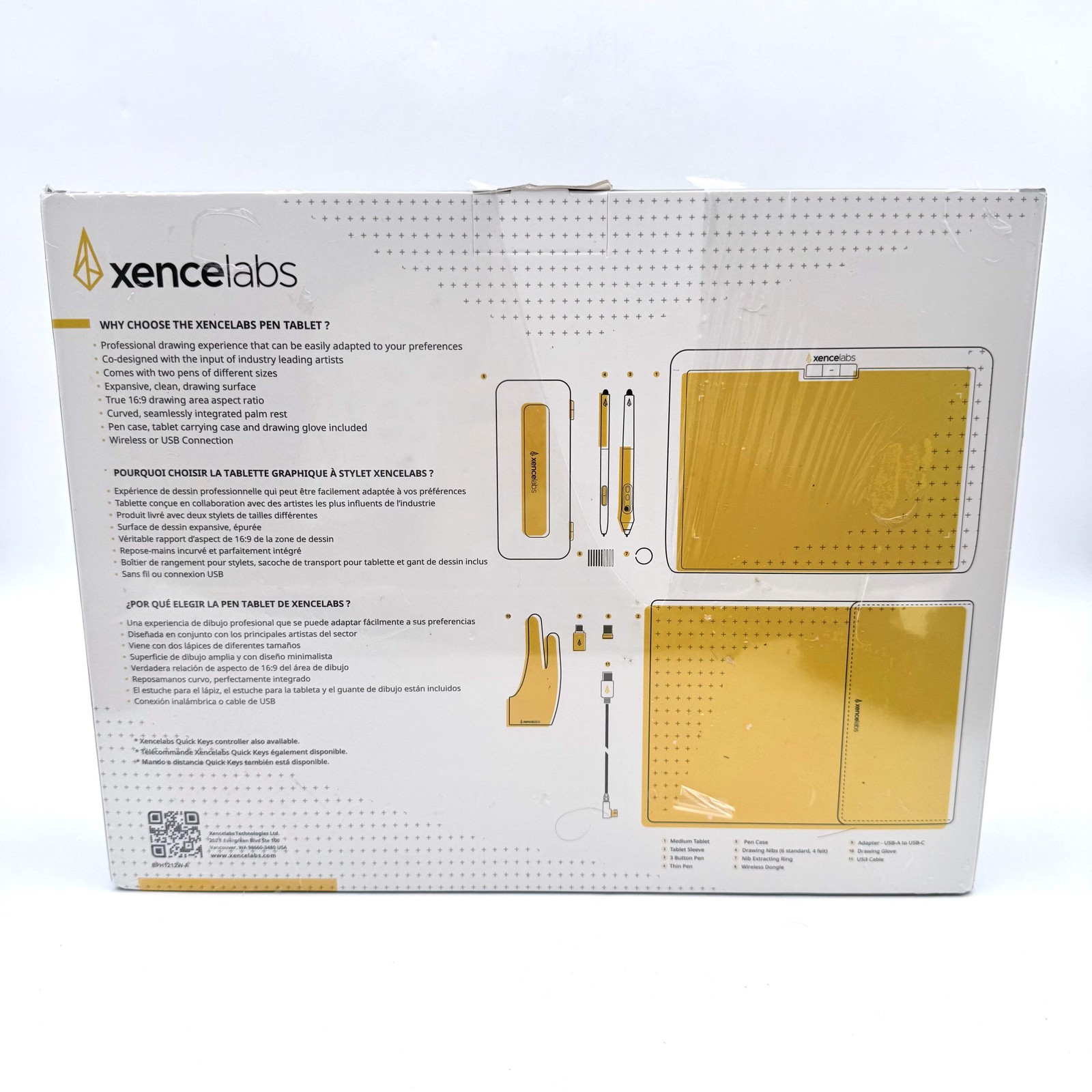 Xencelabs Pen Tablet Medium Sealed In Box Black