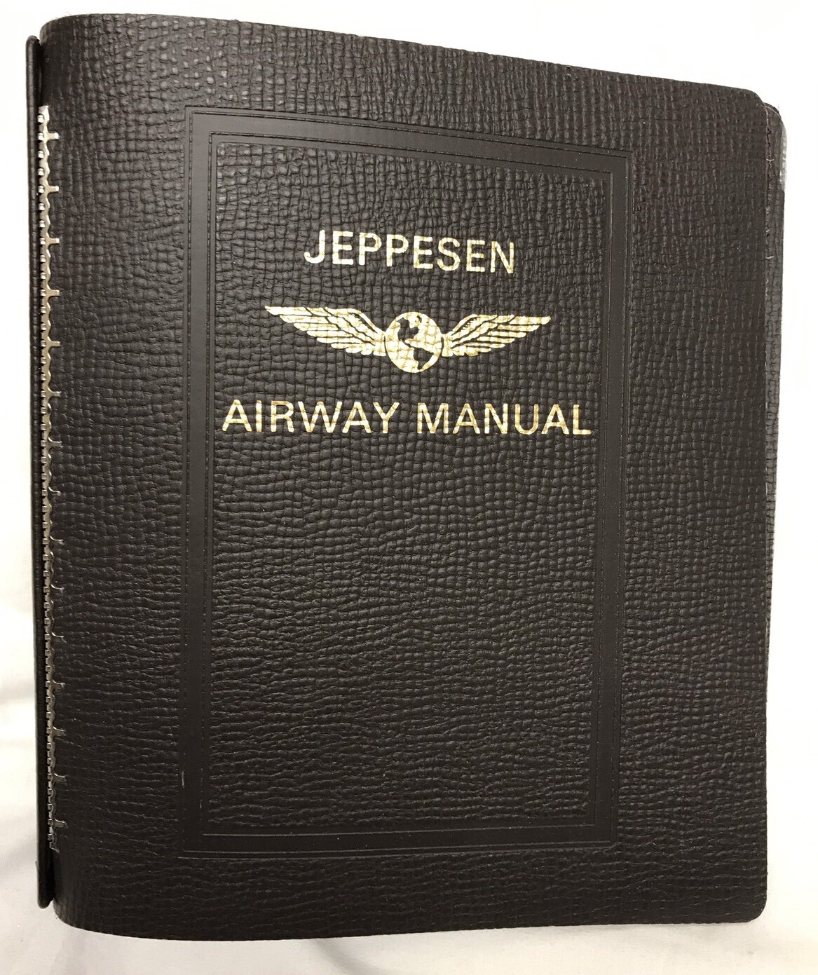 Jeppesen Airway Manual Binder Notebook Duraflo Vinyl Journal Log