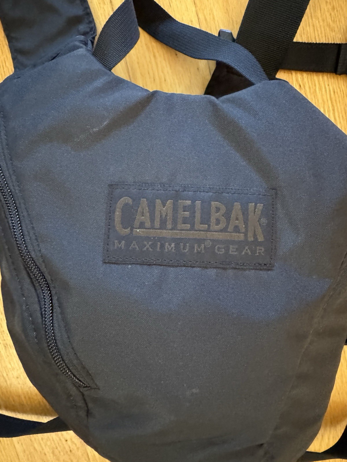 CamelBak Hydration Pack Backpack Black Small EUC No Bladder 14" X 9"