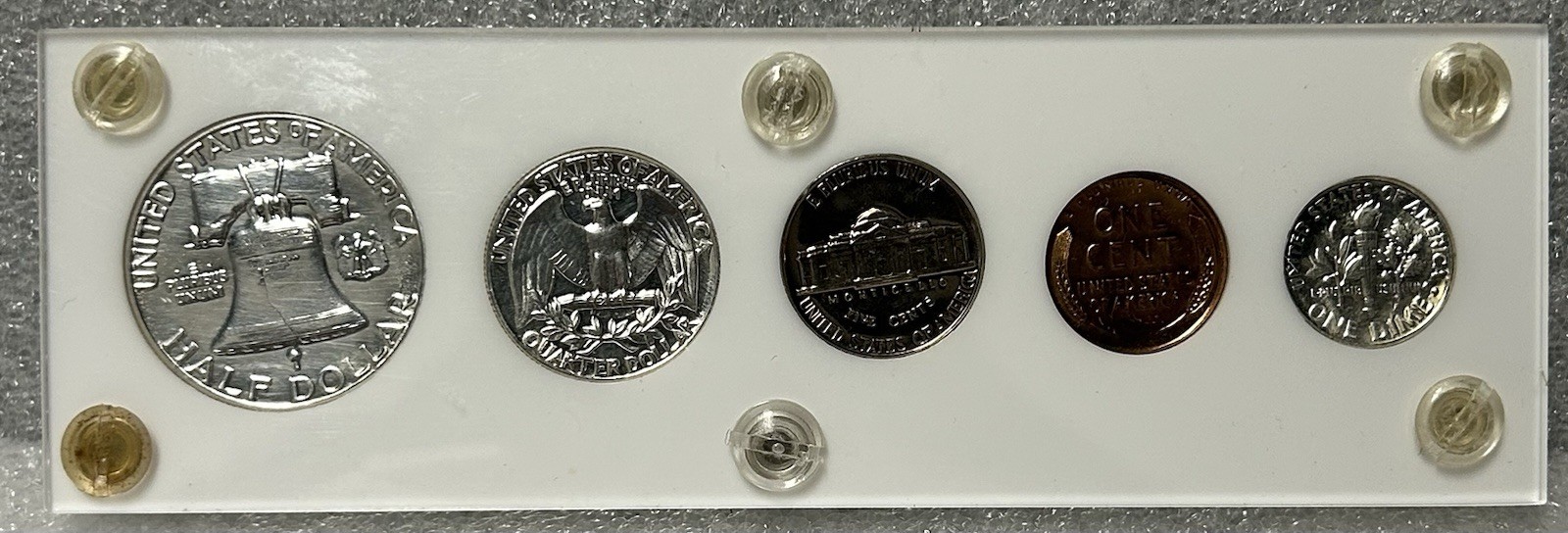 1952 Silver Coin Proof Set in Plastic Holder BOX-CS5