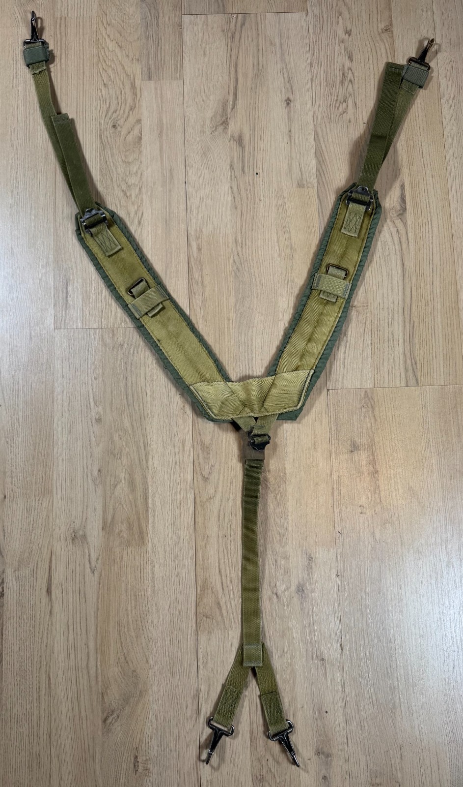 Vintage US Military Alice LC-2 Individual Equipment Belt Load Bearing Suspenders