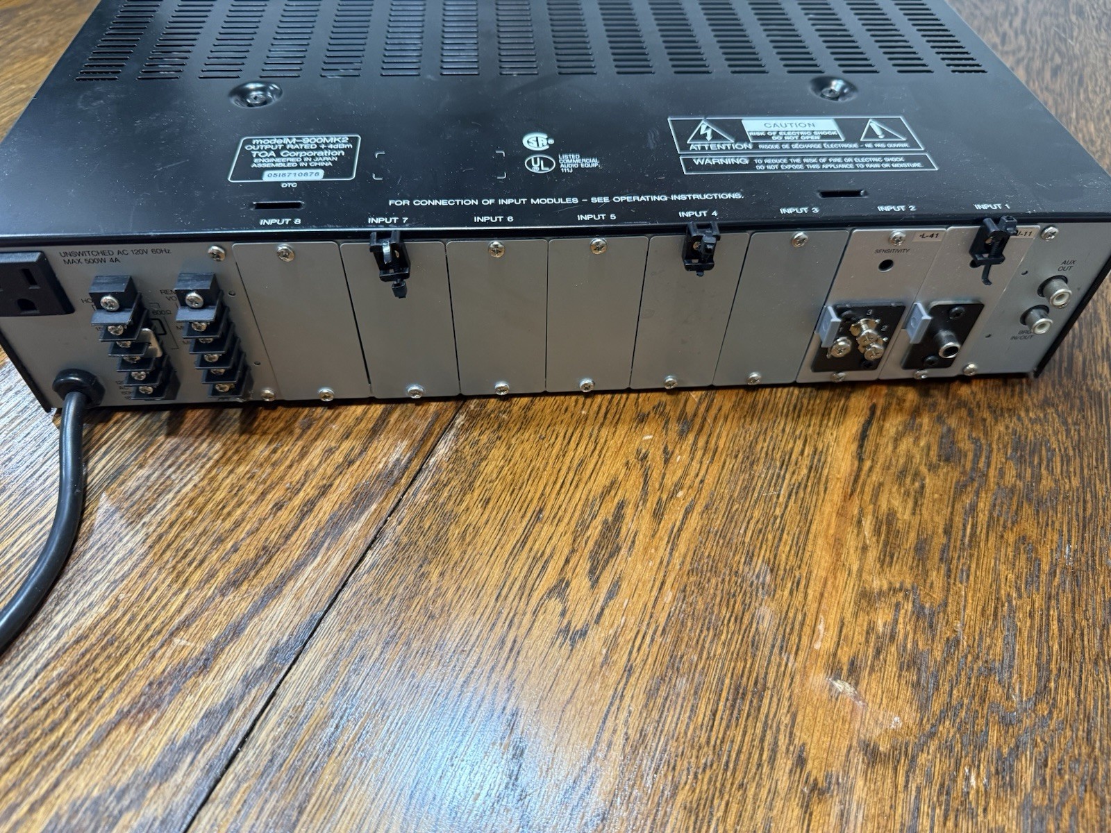 TOA 900 Series II Amplifier M-900MK2