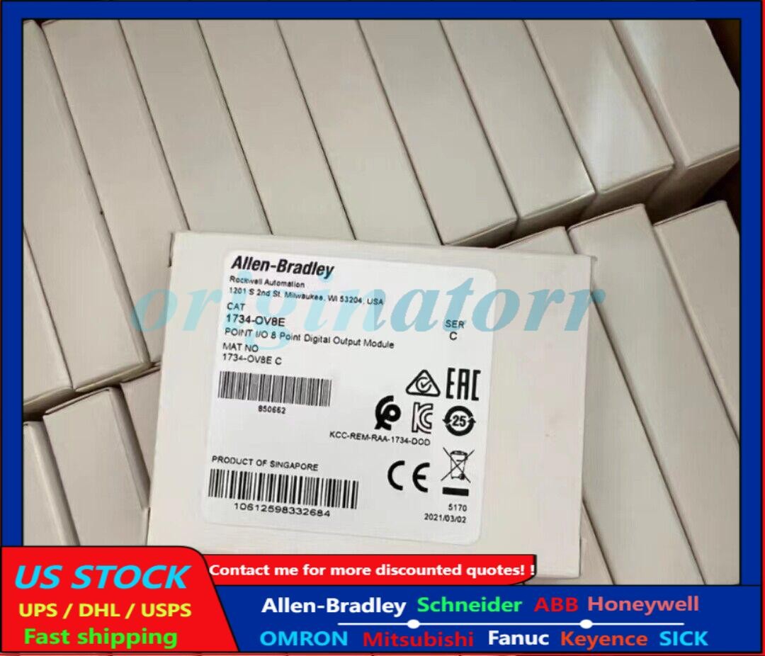 New Factory Sealed 1734-OV8E /C 8 Point Digital Output Module 1734-OV8E
