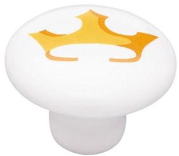 1-1/2" Disney Princess Crown Ceramic Knob