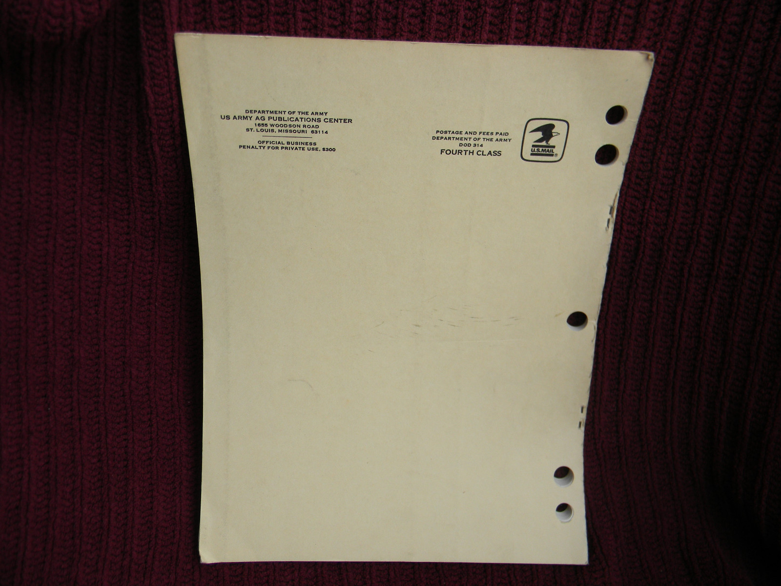 1967 RADIAC SET AN/PDR-27R Technical Manual TM 11-6665-230-15 Repair Parts #212